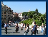 zicht op de Piazza Ara Coeli�
